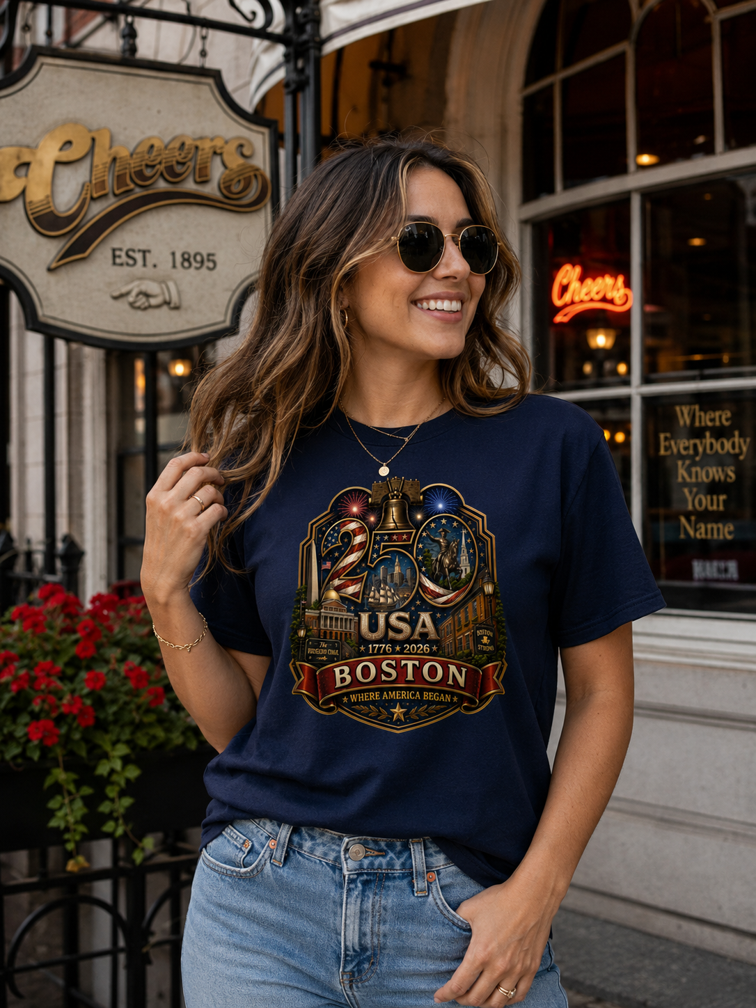 Boston, Massachusetts Shirt | Where a Revolution Began | USA 250 Collection™
