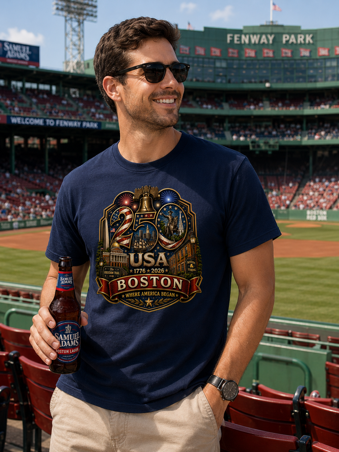 Boston, Massachusetts Shirt | Where a Revolution Began | USA 250 Collection™