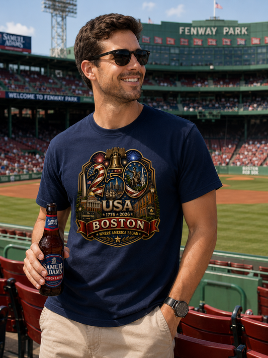 Boston, Massachusetts Shirt | Where a Revolution Began | USA 250 Collection™