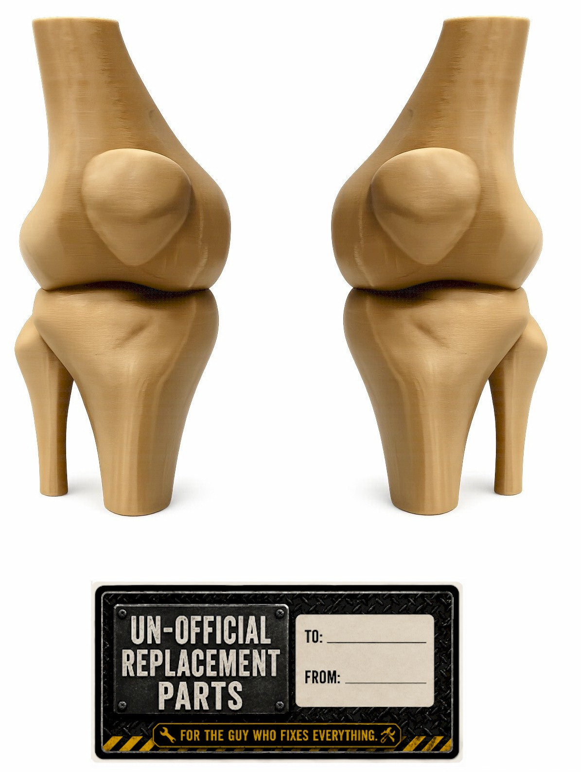 Funny Knee Joint Gift for Dad – Novelty DIY Handyman Gag Gift, RYO-KNEE