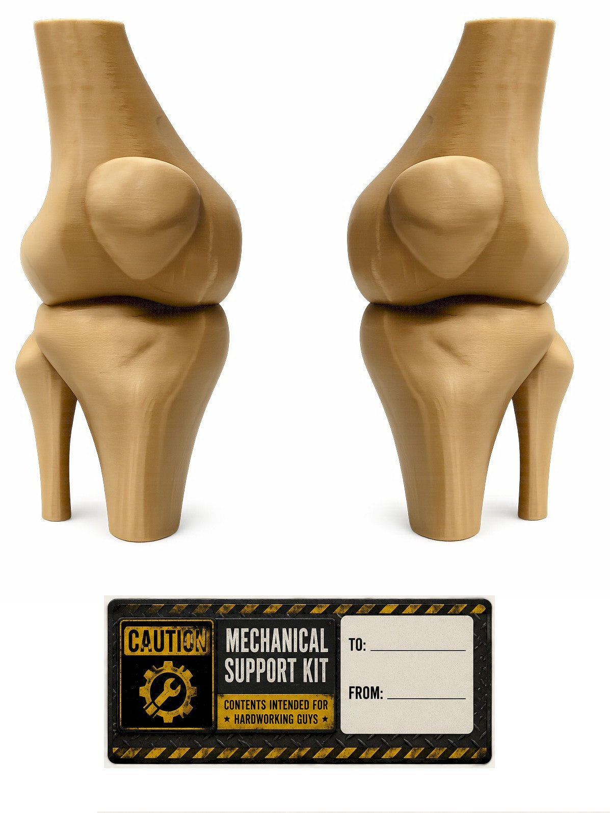 Funny Knee Joint Gift for Dad – Novelty DIY Handyman Gag Gift, RYO-KNEE