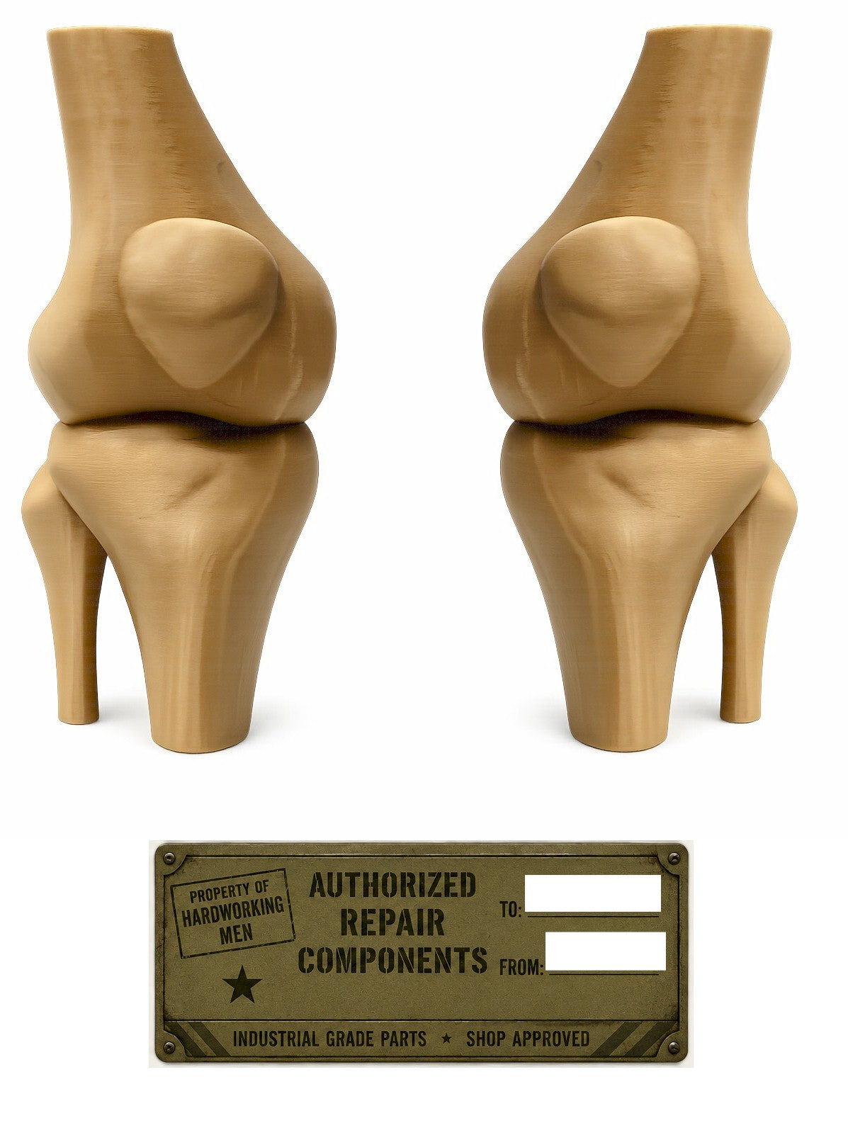 Funny Knee Joint Gift for Dad – Novelty DIY Handyman Gag Gift, RYO-KNEE