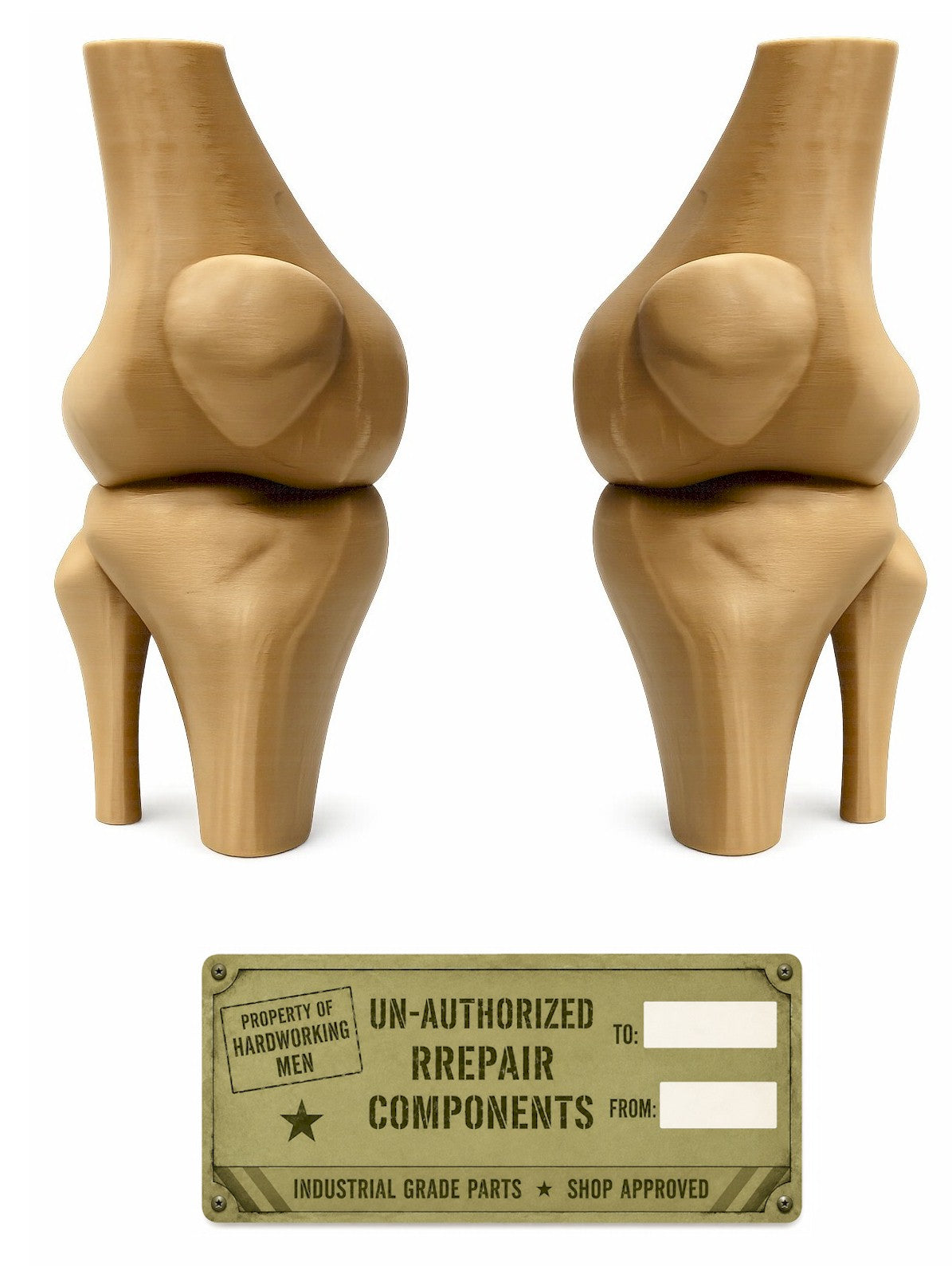 Funny Knee Joint Gift for Dad – Novelty DIY Handyman Gag Gift, RYO-KNEE