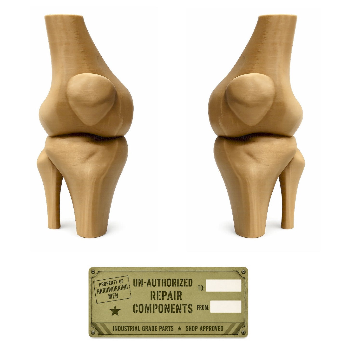 Funny Knee Joint Gift for Dad – Novelty DIY Handyman Gag Gift, RYO-KNEE
