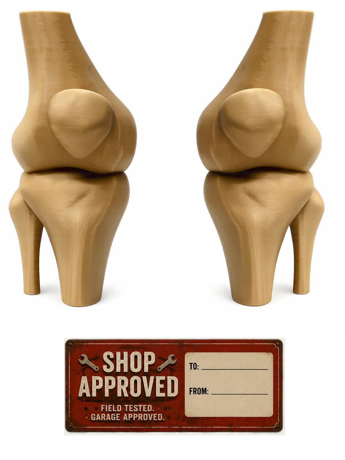 Funny Knee Joint Gift for Dad – Novelty DIY Handyman Gag Gift, RYO-KNEE