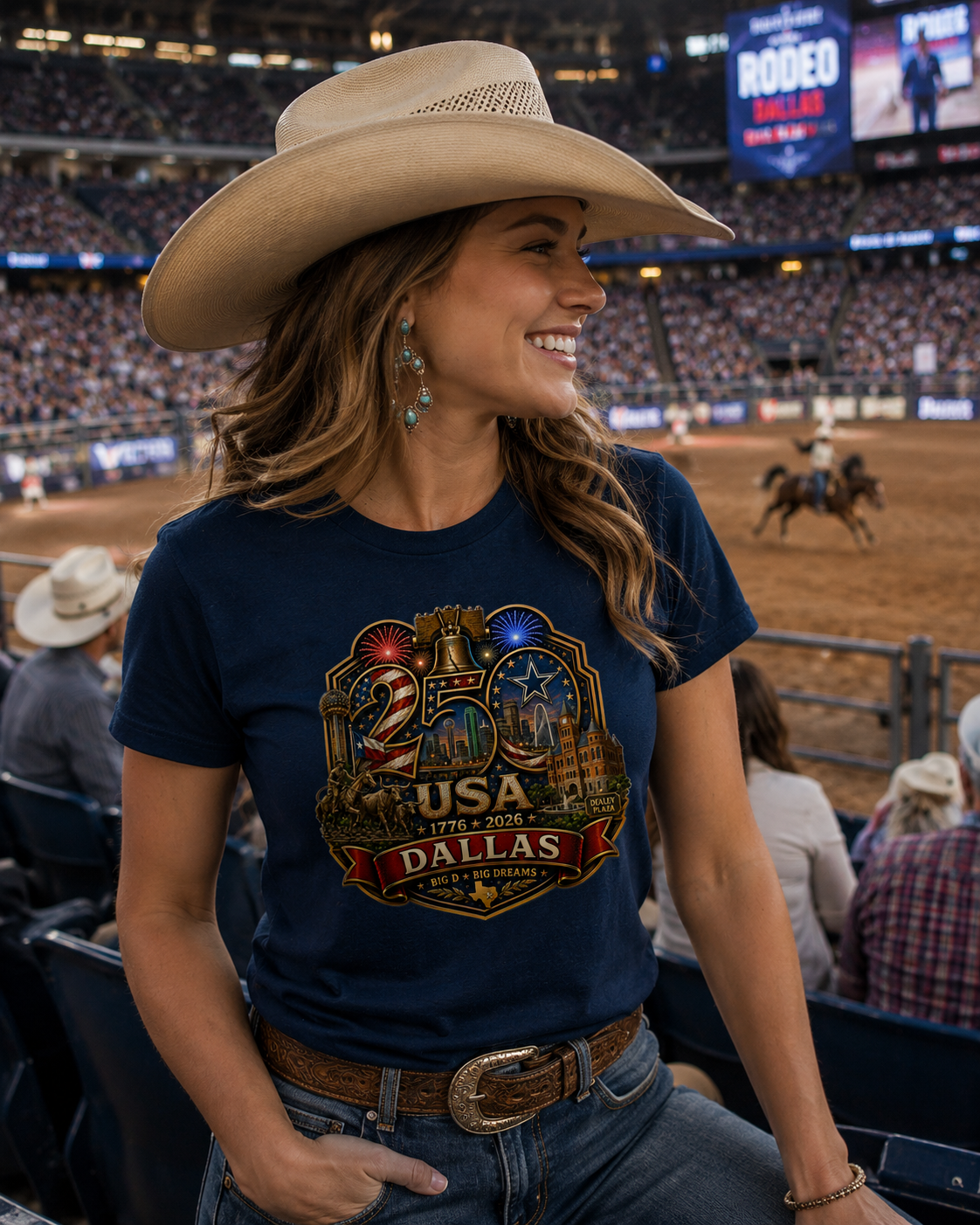 Dallas, Texas Shirt | Where Texas Meets Tomorrow | USA 250 Collection™
