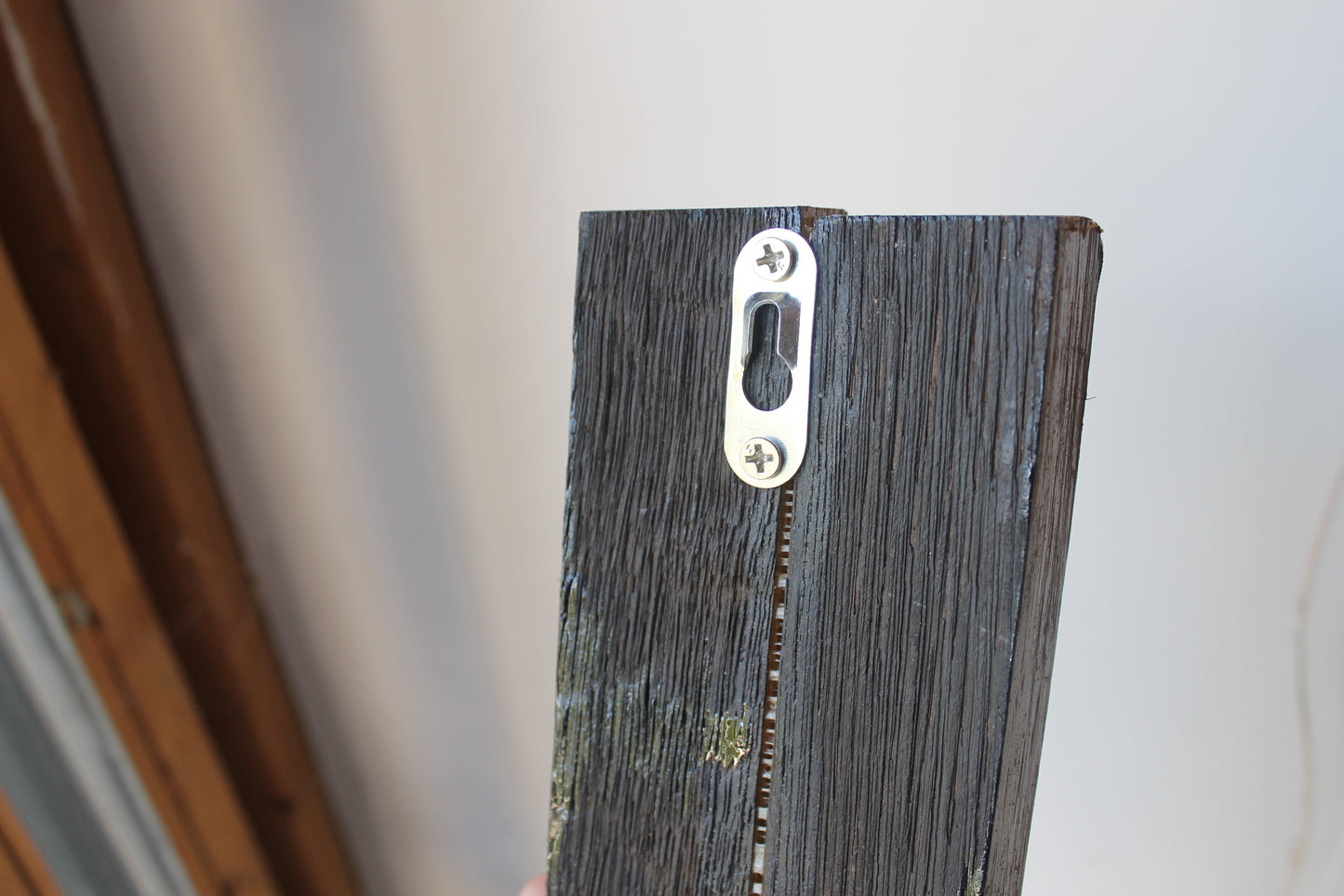 Oak Wall Bottle Opener – Rustic Whiskey Barrel Opener (Gift for Him)