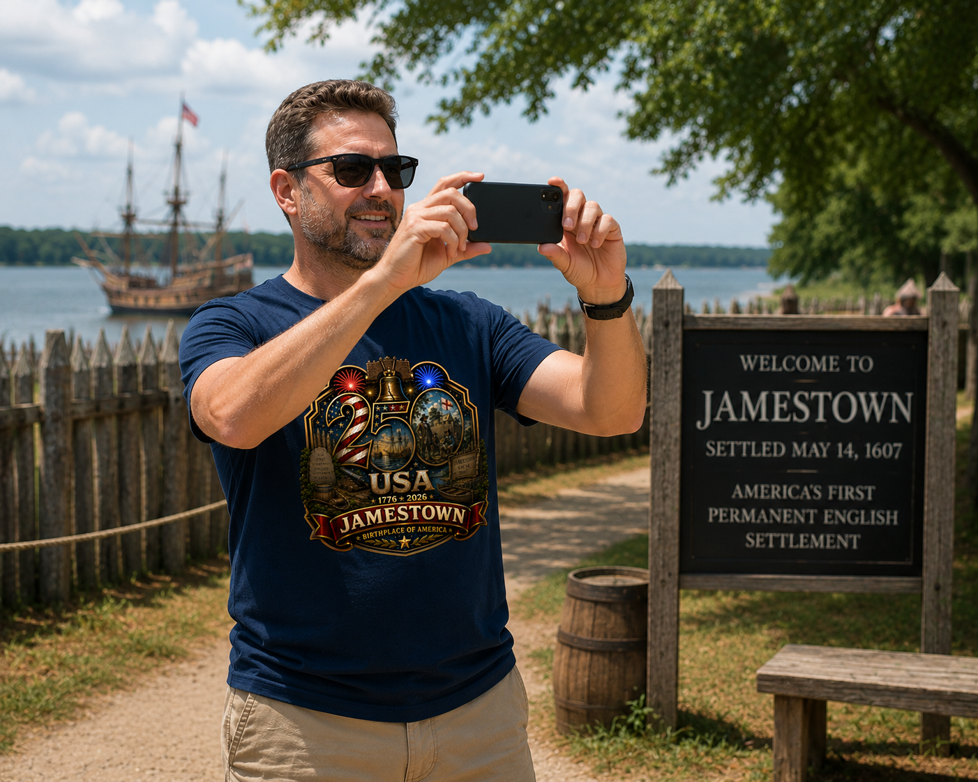 Jamestown, Virginia Shirt | America's First Permanent English Settlement | USA 250 Collection™