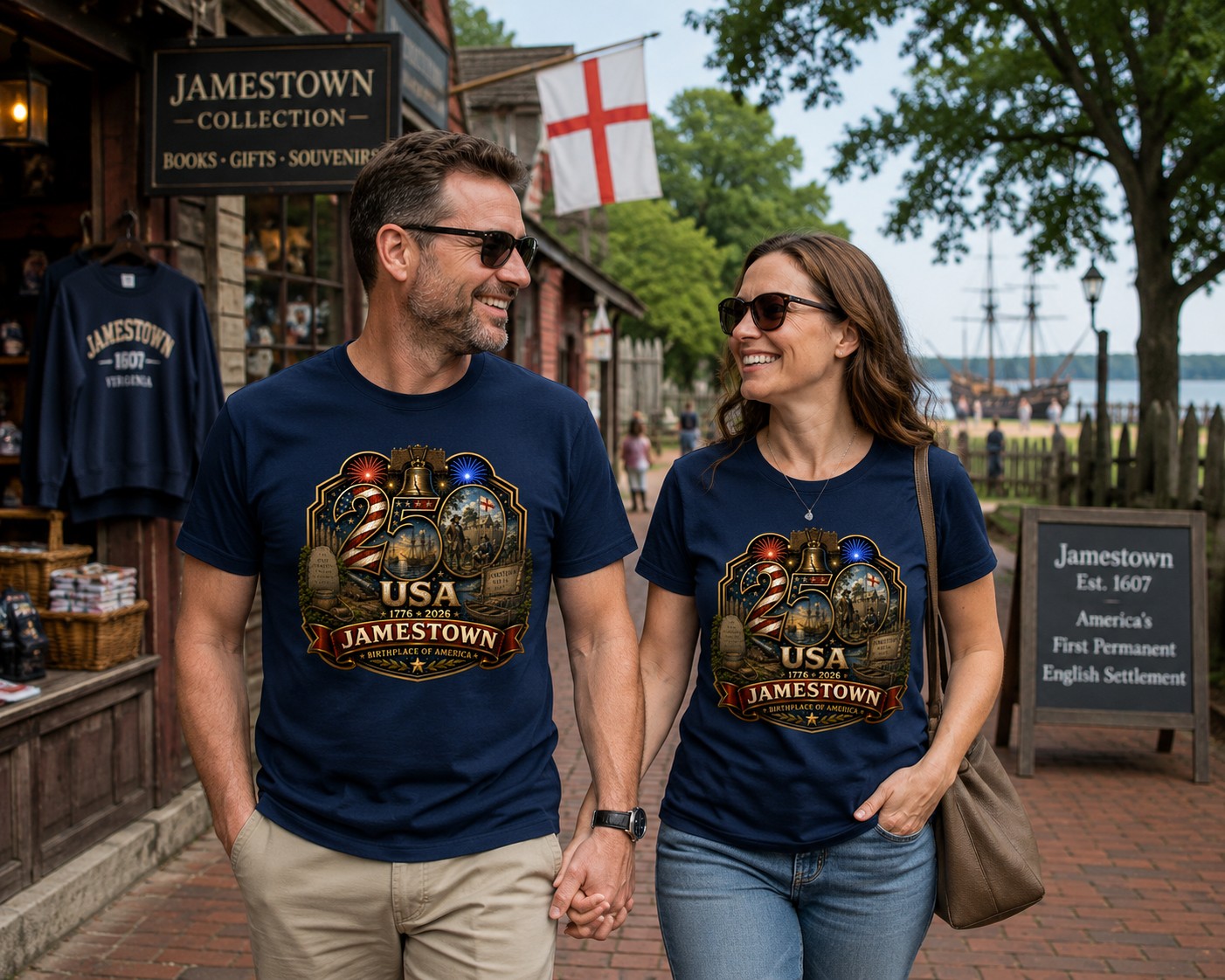 Jamestown, Virginia Shirt | America's First Permanent English Settlement | USA 250 Collection™