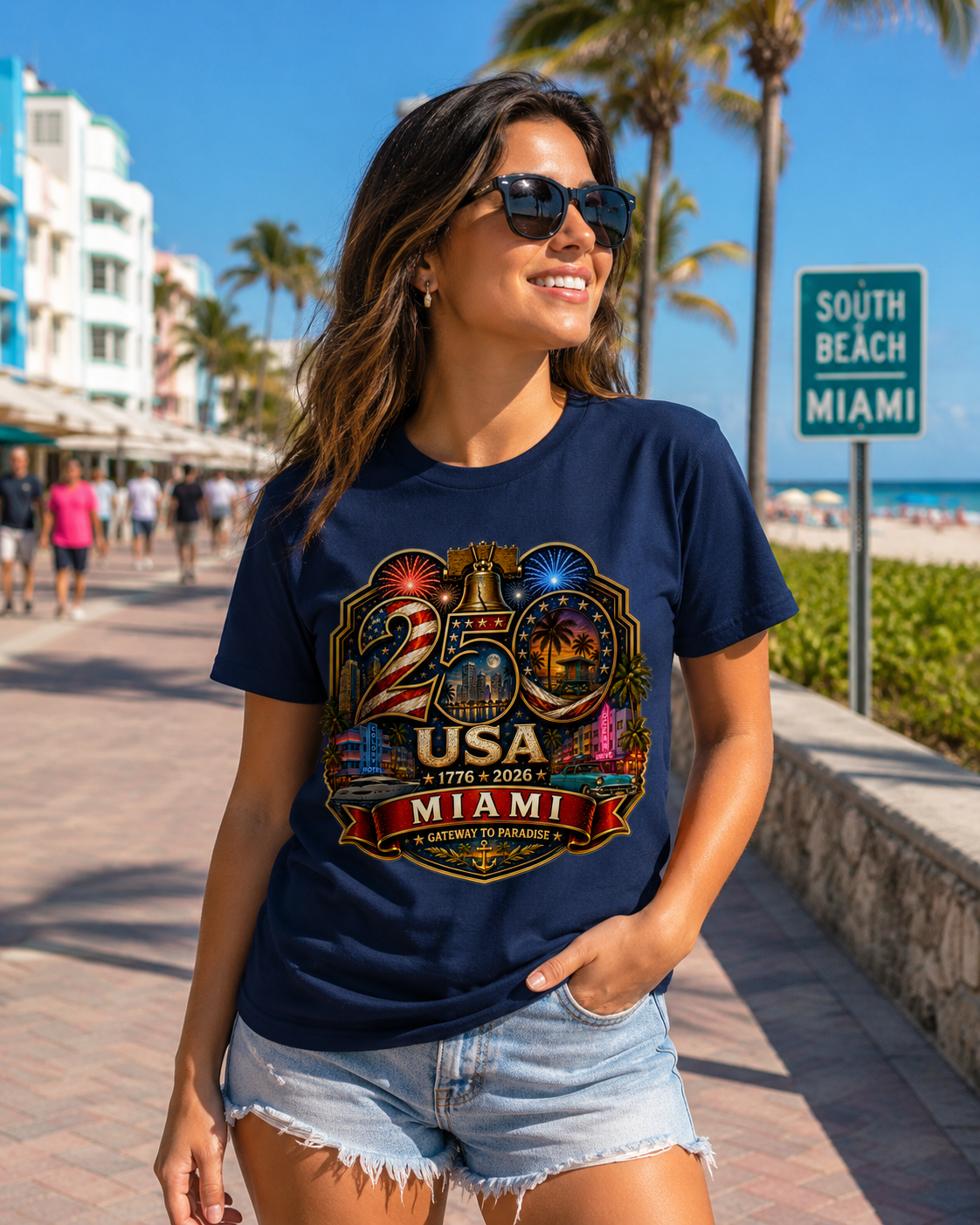 Miami, Florida Shirt | America's Gateway to the Tropics | USA 250 Collection™