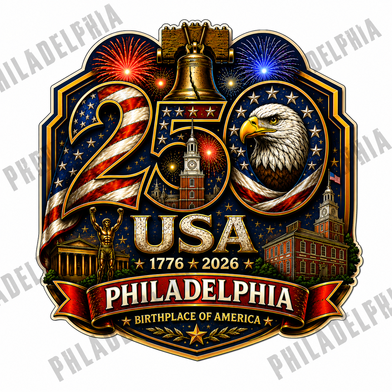 Philadelphia, Pennsylvania Shirt | Birthplace of American Independence | USA 250 Collection™