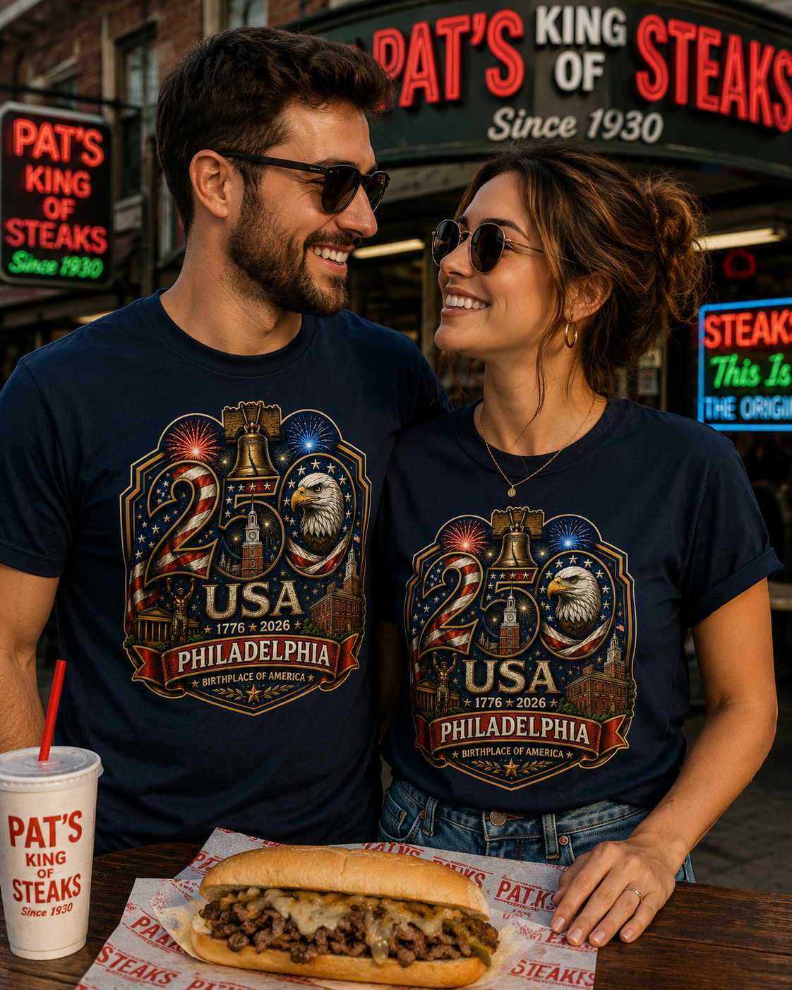 Philadelphia, Pennsylvania Shirt | Birthplace of American Independence | USA 250 Collection™