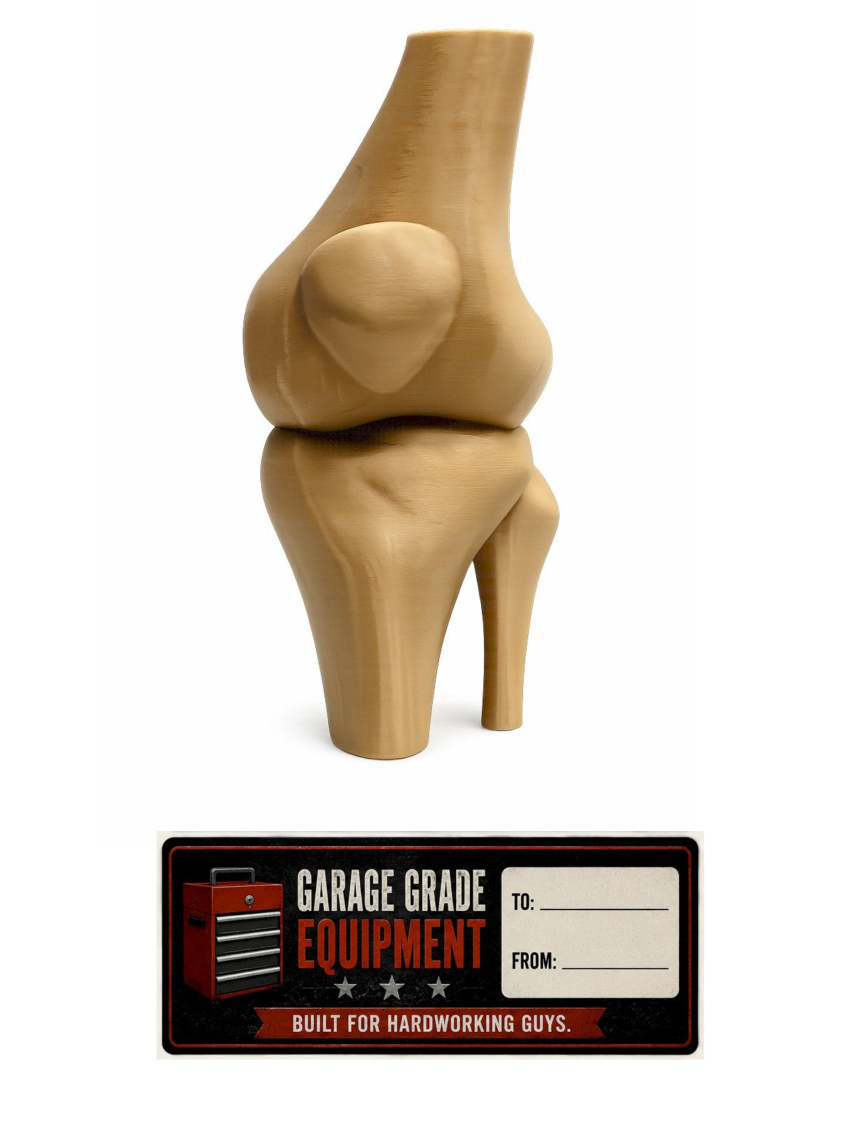 Funny Knee Joint Gift for Dad – Novelty DIY Handyman Gag Gift, RYO-KNEE