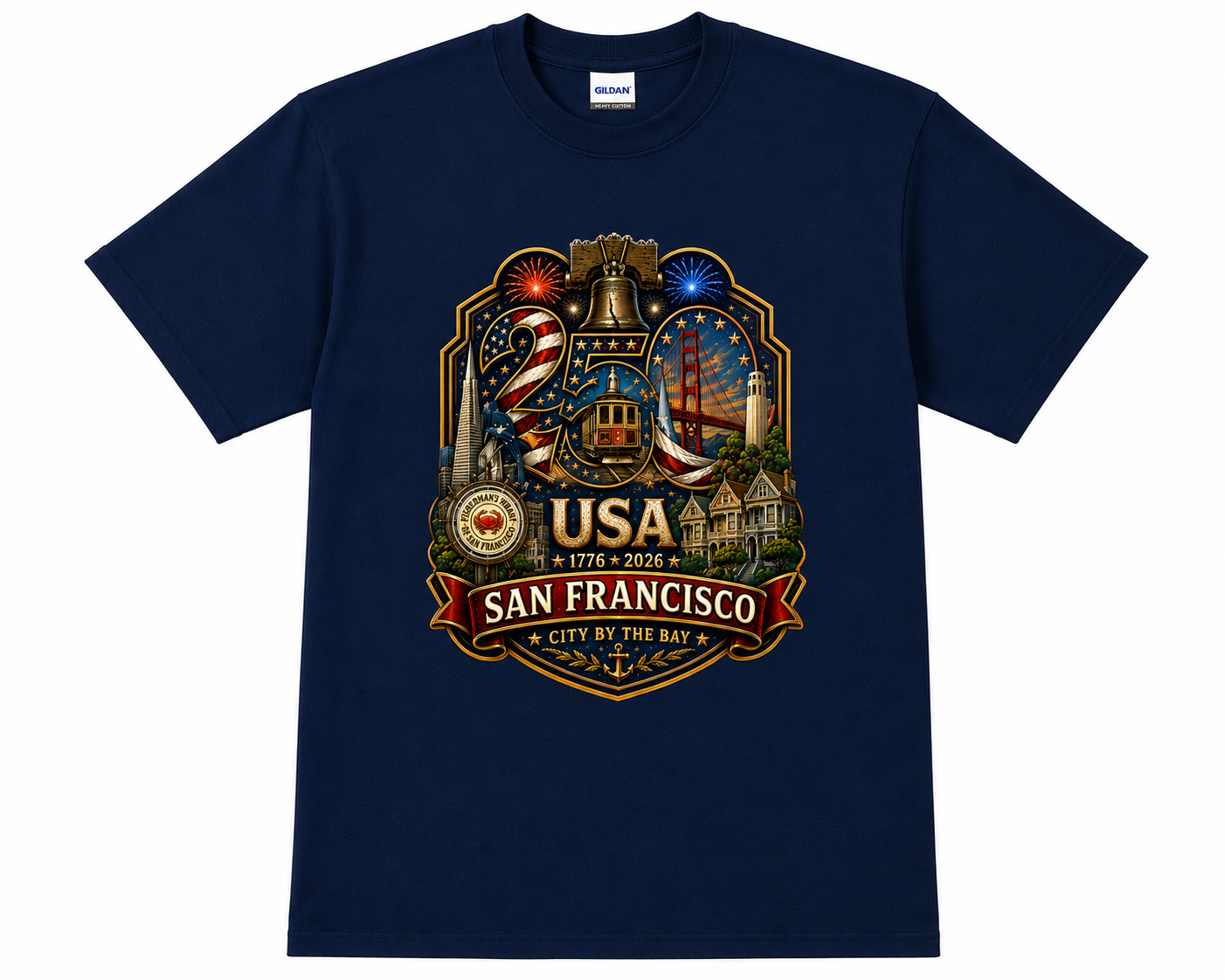 San Francisco, California Shirt | Gateway to the Pacific | USA 250 Collection™