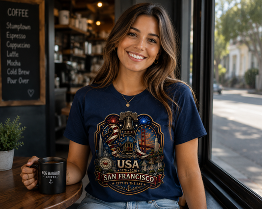 San Francisco, California Shirt | Gateway to the Pacific | USA 250 Collection™