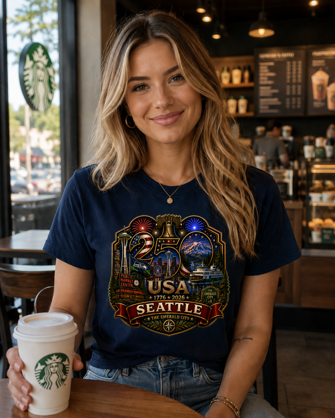 Seattle, Washington Shirt | Gateway to the Last Frontier | USA 250 Collection™
