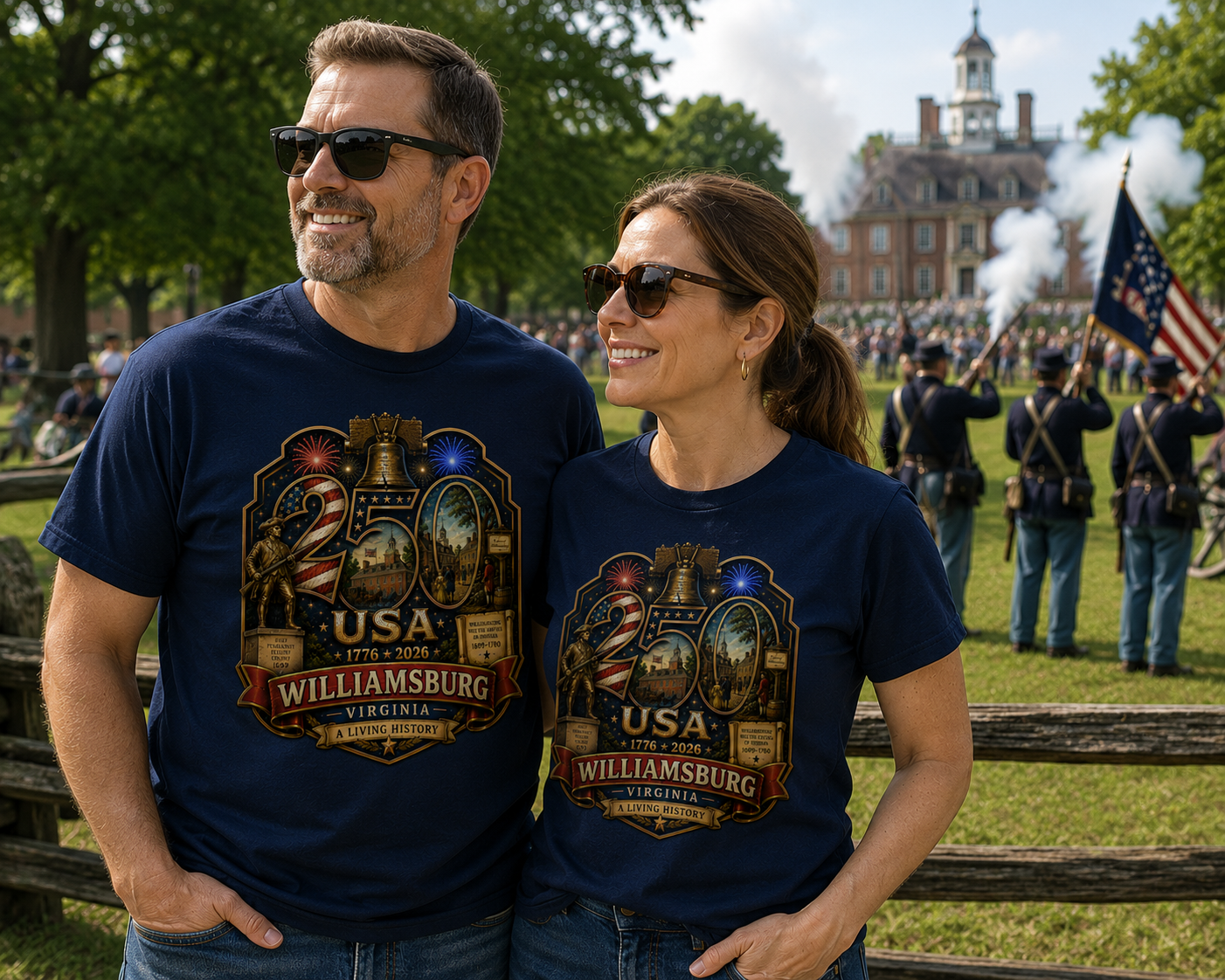 Williamsburg, Virginia Shirt | Colonial Capital of Virginia | USA 250 Collection™