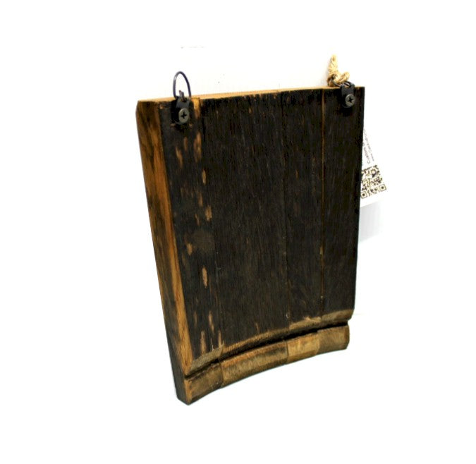 Atlanta Falcons Whiskey Barrel Stave Wall Décor Sign – Reclaimed Barrel Wood Rustic Fan Gift
