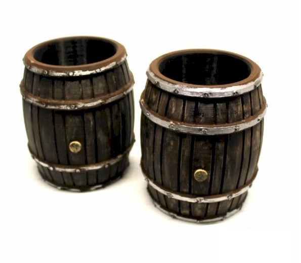 Whiskey Barrel Can Holder – Rustic 12oz Beverage Holder – Barrel Drink Cooler
