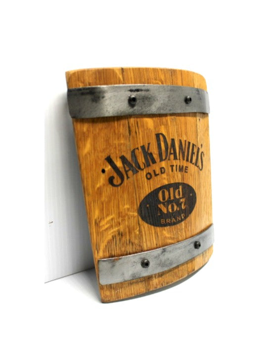 Jack Daniels Old No. 7 Brand Whiskey Barrel Stave Wall Sign