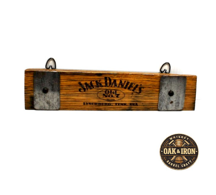 Jack Daniels Old No.7 Whiskey Barrel Stave Wall Sign – Rustic Whiskey Decor – Reclaimed Barrel Wood – 10” Handcrafted Sign