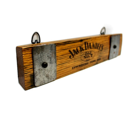 Jack Daniels Old No.7 Whiskey Barrel Stave Wall Sign – Rustic Whiskey Decor – Reclaimed Barrel Wood – 10” Handcrafted Sign