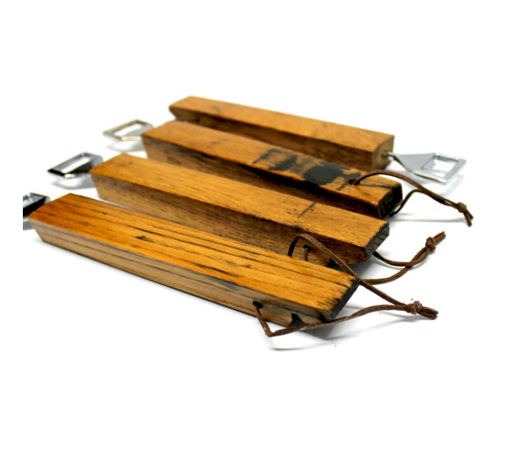 Rustic Wooden Bottle Opener – Whiskey Barrel Handheld Beer Opener for Bar or Gift for Him