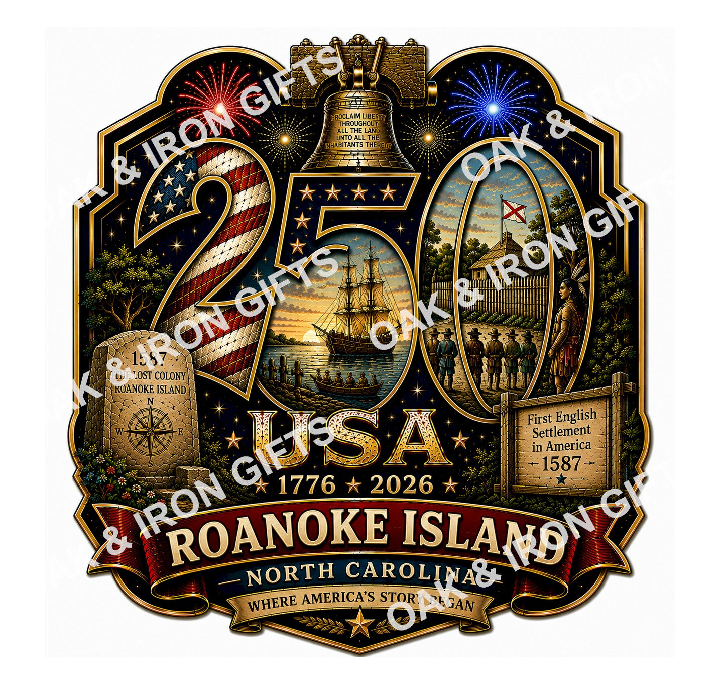 Roanoke Island, North Carolina | USA 250 Collection™ | America's Story Began