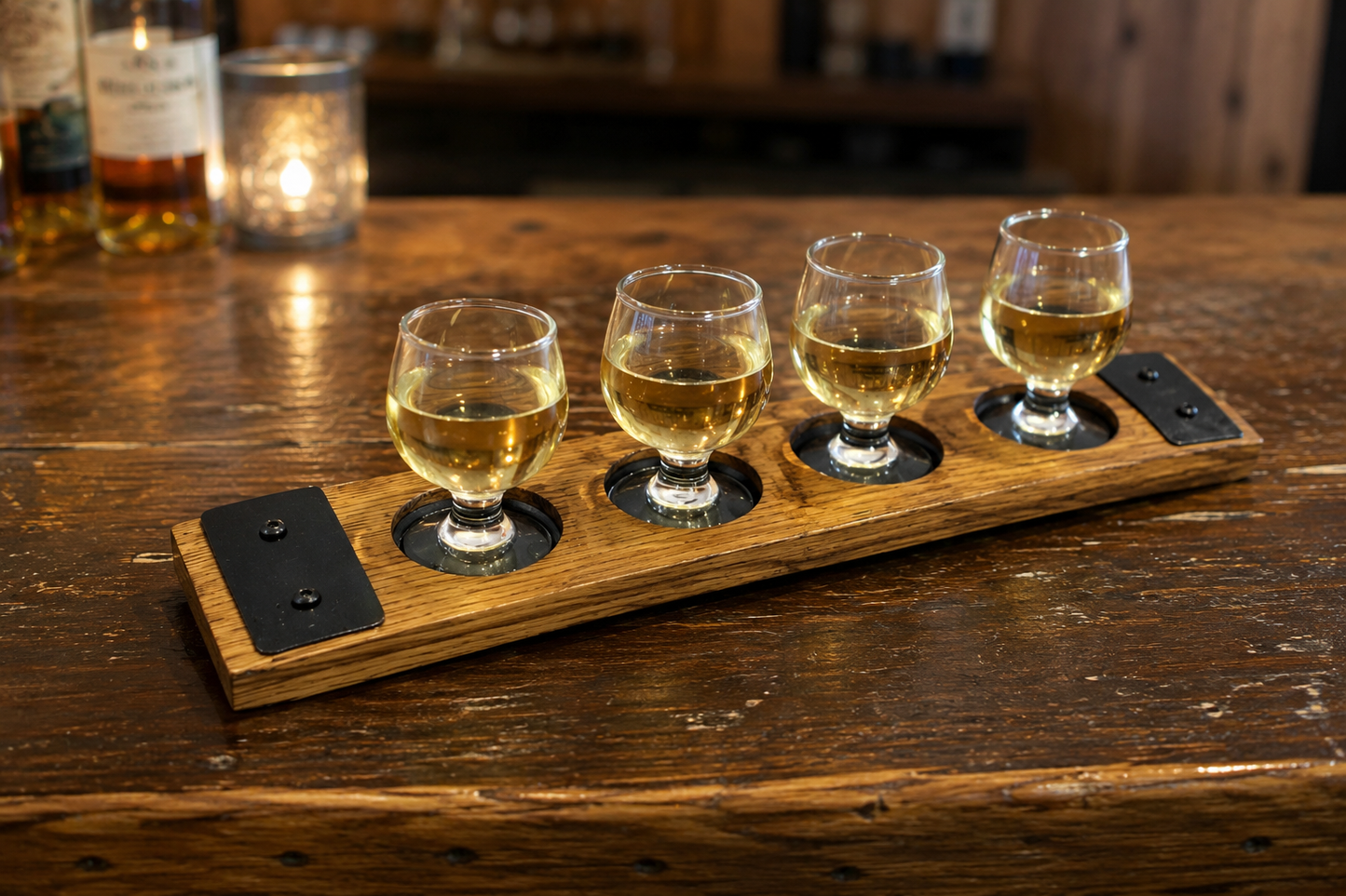 Oak & Iron™ Whiskey Flight Shot Tray